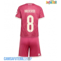 Camisa de time de futebol Real Madrid Federico Valverde #8 Replicas 3º Equipamento Infantil 2026-27 Manga Curta (+ Calças curtas)